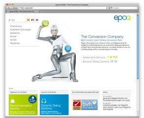epoq silverstripe webseite